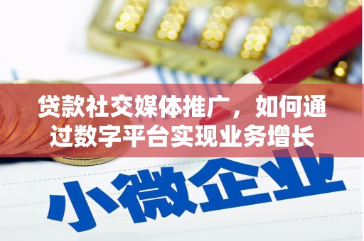 白塔贷款社交媒体推广，如何通过数字平台实现业务增长