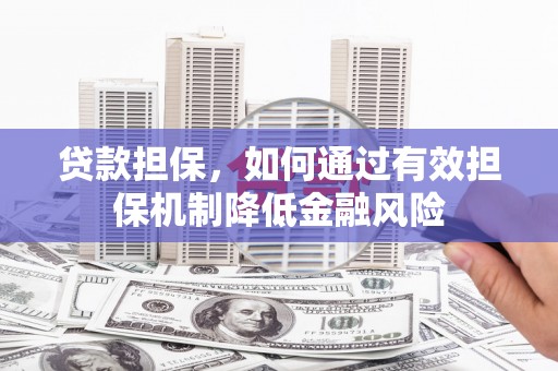 白塔贷款担保，如何通过有效担保机制降低金融风险