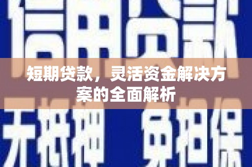 白塔短期贷款，灵活资金解决方案的全面解析