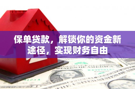 白塔保单贷款，解锁你的资金新途径，实现财务自由