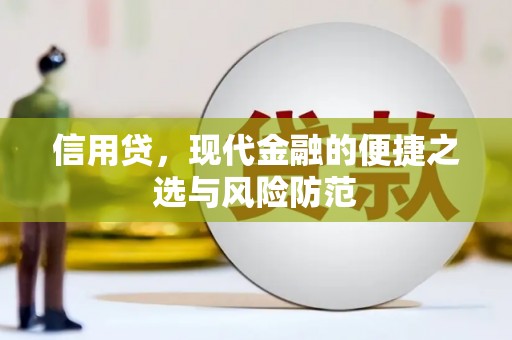 白塔信用贷，现代金融的便捷之选与风险防范