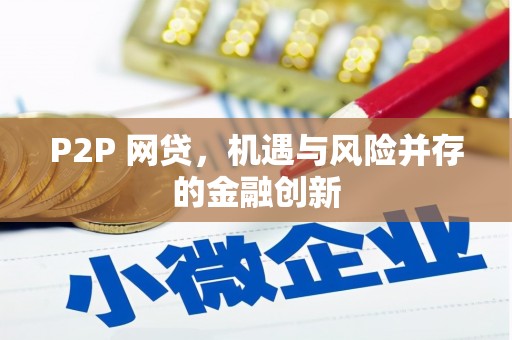白塔P2P 网贷，机遇与风险并存的金融创新